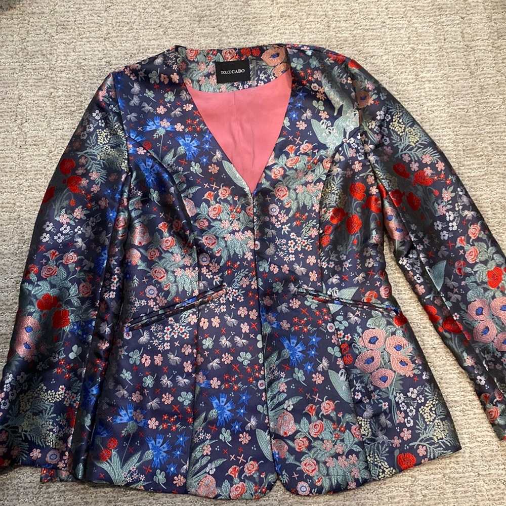Dolce Cabo Printed Blazer Size XS